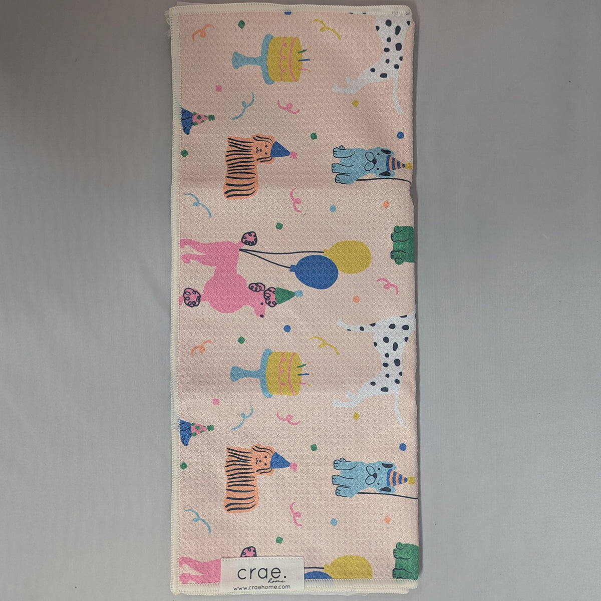 Hand Towel, Double-sided, Puppy Party