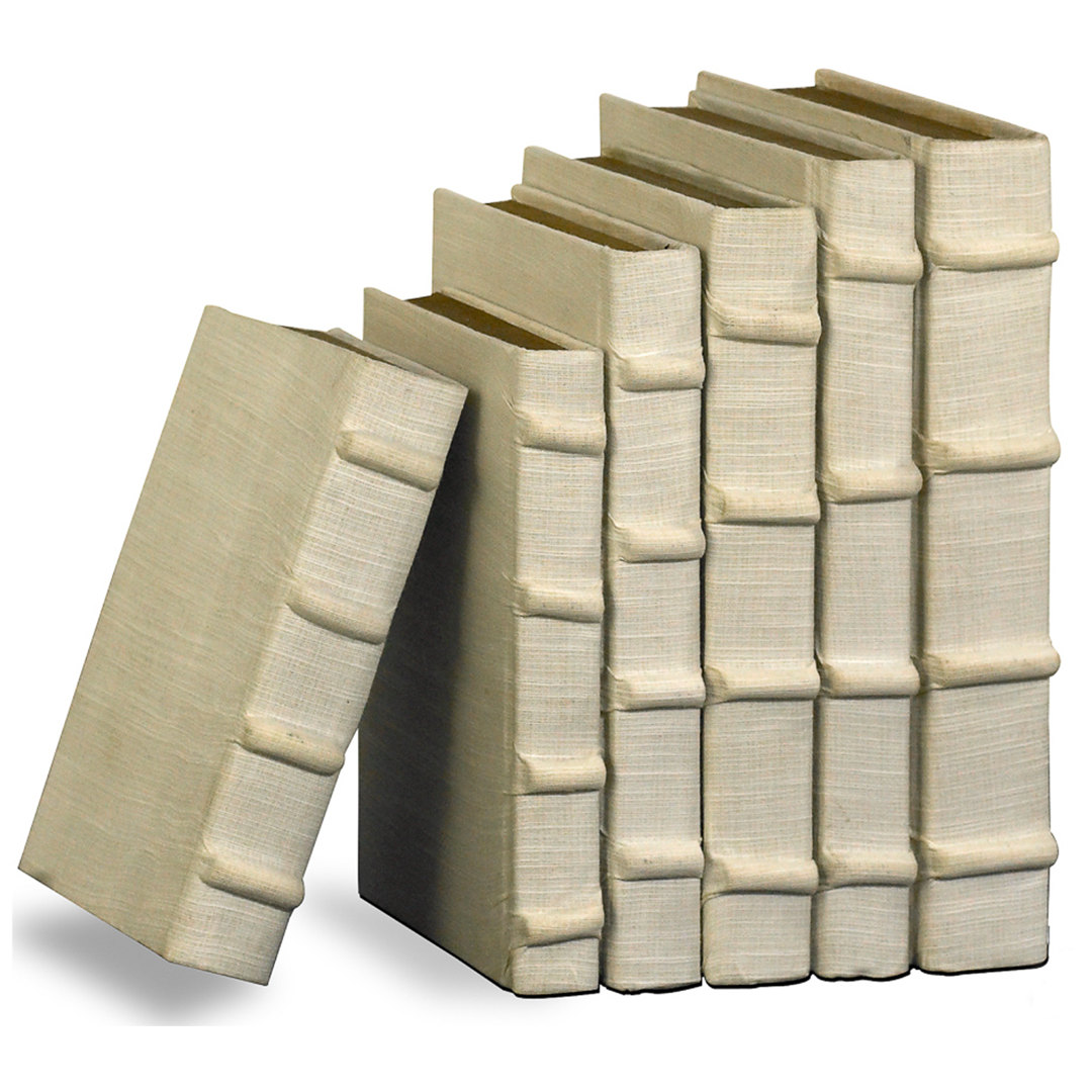 Ecru Linen Book