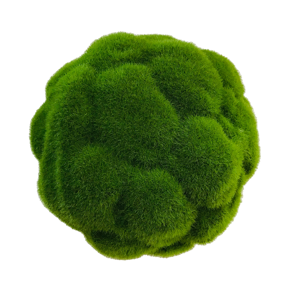 43pcs Decorative Green Globes Green Moss Balls Artificial Moss