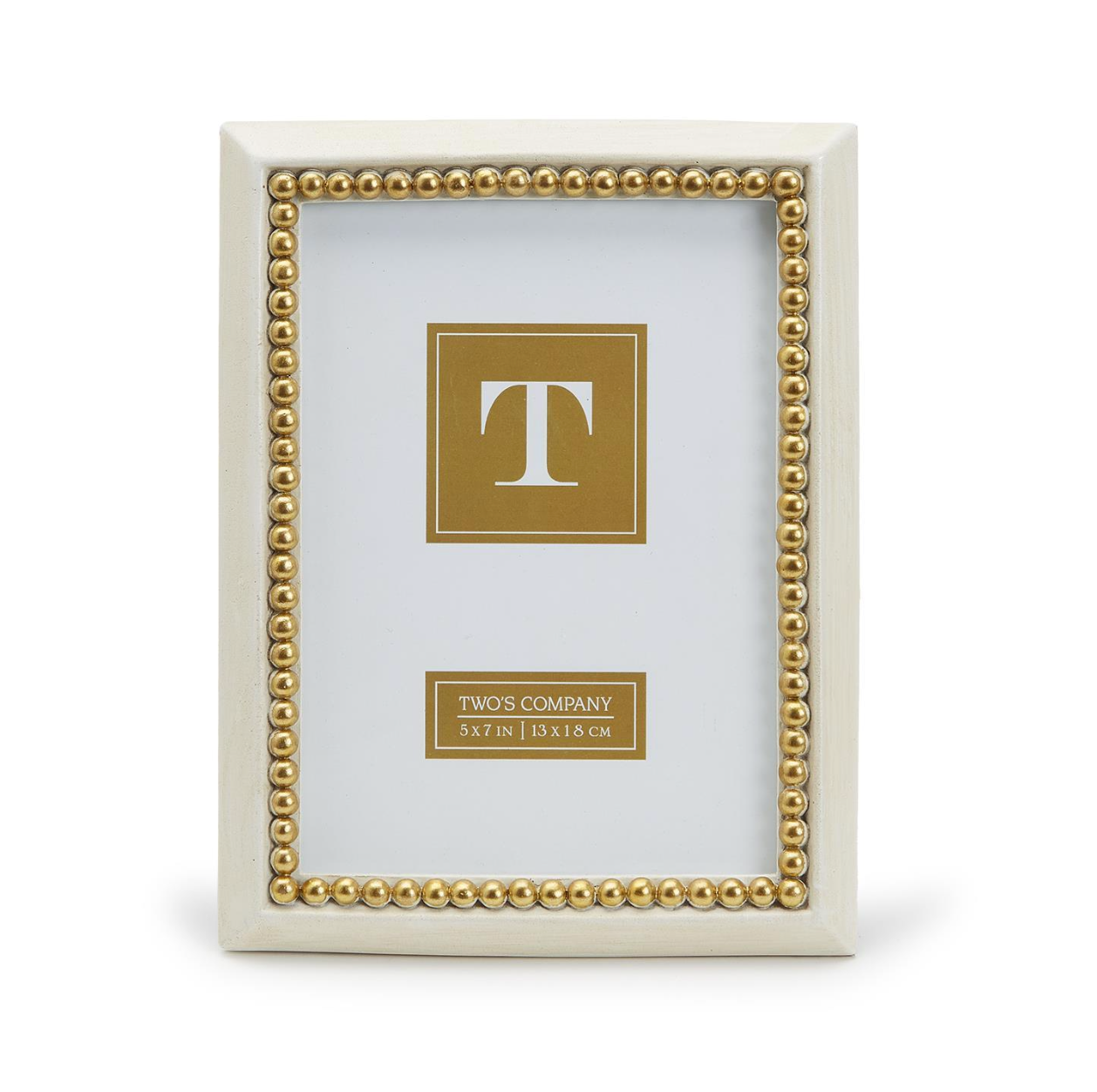 Gold Beaded Photo Frame