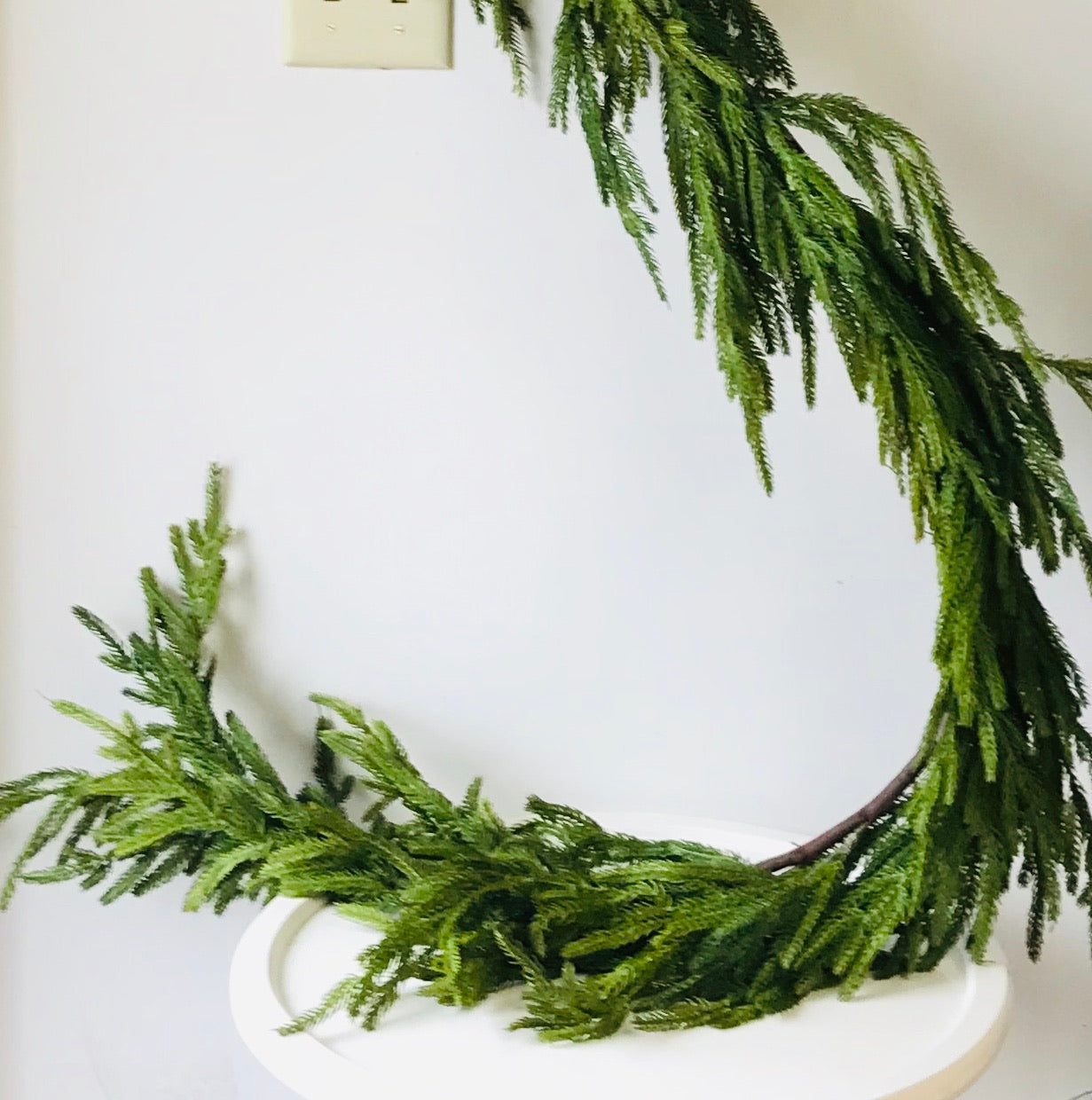 Fir Garland - Real Touch, 6'