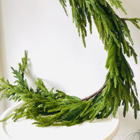 Fir Garland - Real Touch, 6'