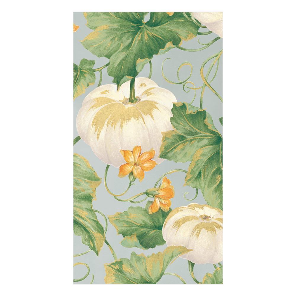 Heirloom Pumpkins Grey/White Guest Towels