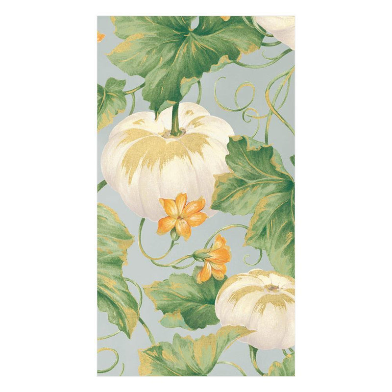 Heirloom Pumpkins Grey/White Guest Towels