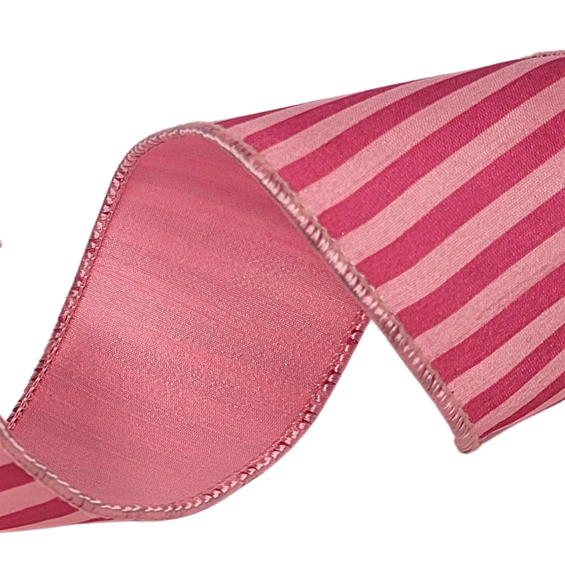 Ribbon Bolt - Spring Pink Stripe 2.5"