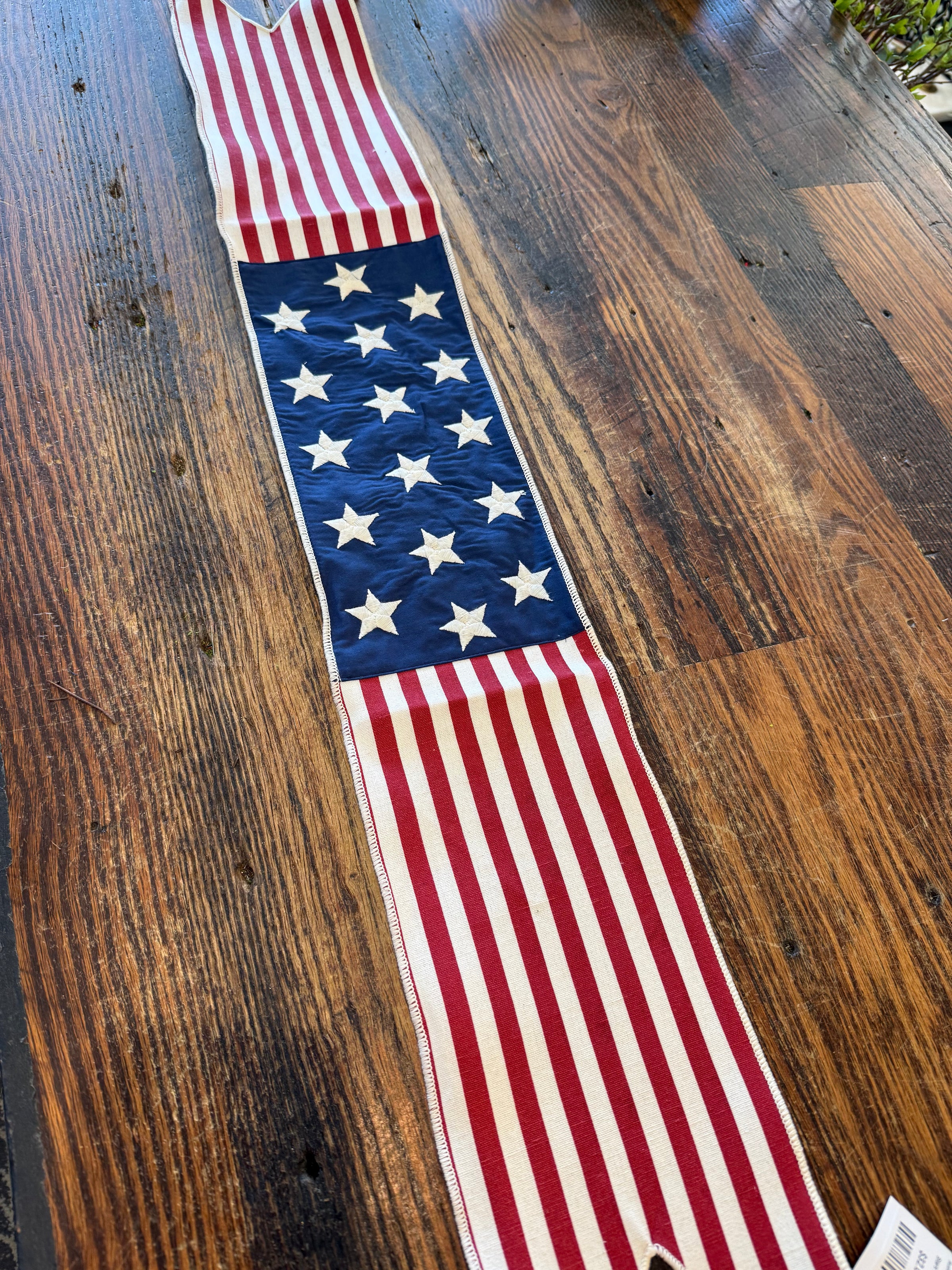 Stars and Stripes Banner 6" x 44"