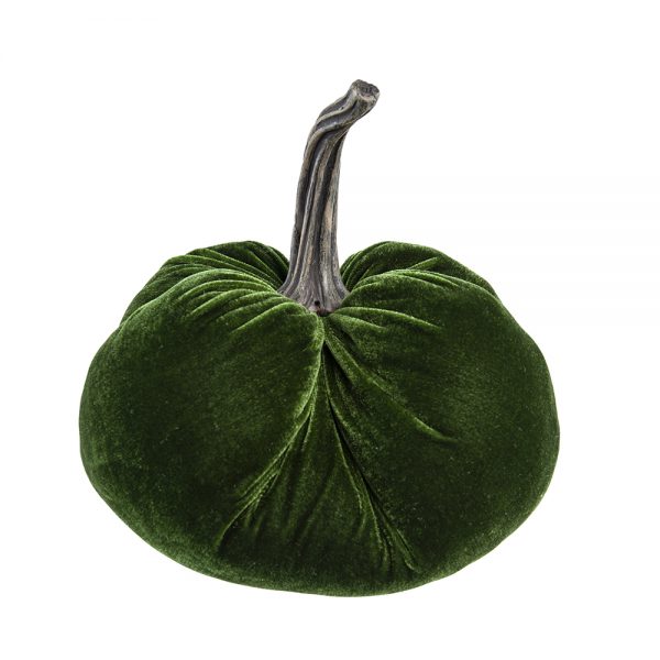 Velvet Weighted Pumpkin - Green