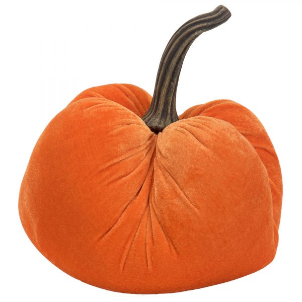 Velvet Weighted Pumpkin - Orange