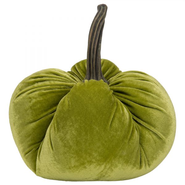 Velvet Weighted Pumpkin - Apple Green