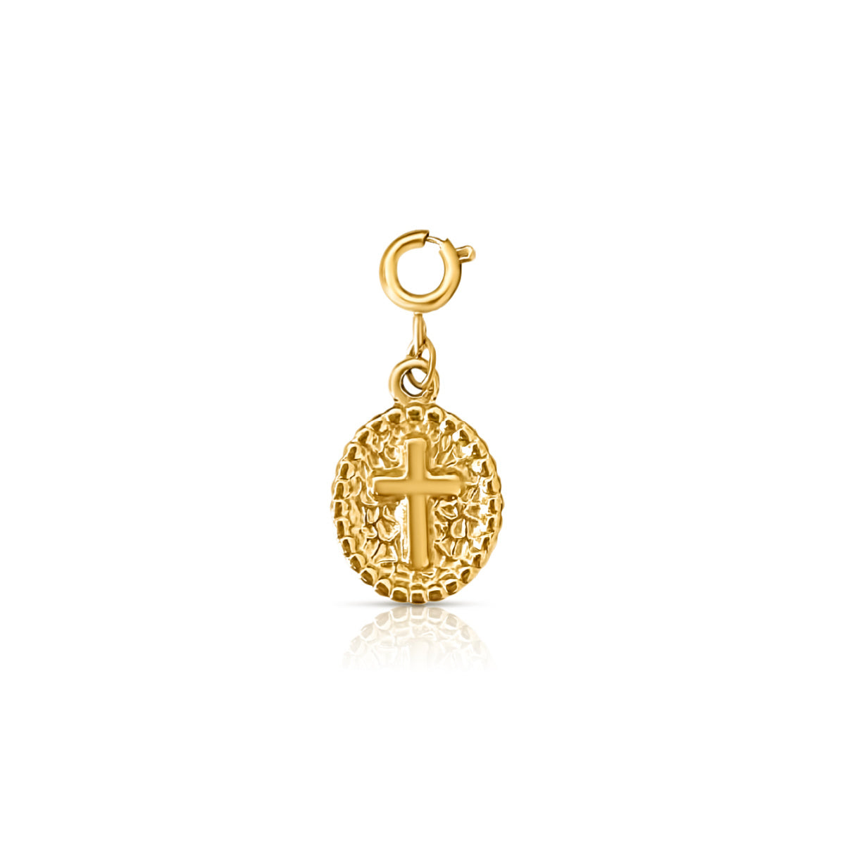 Dalia Cross Charm - Gold