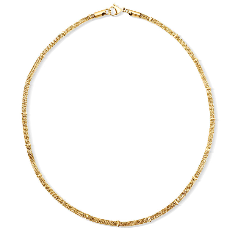 Cosette Beaded Mesh Necklace