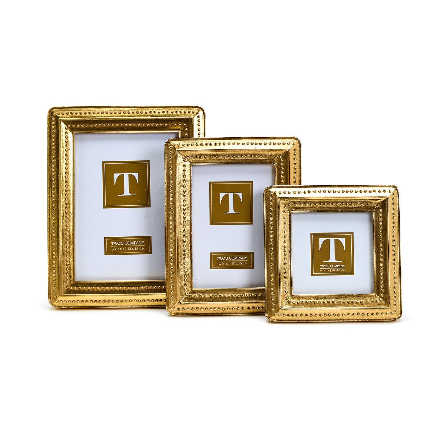 Gold Beaded Edge Frame