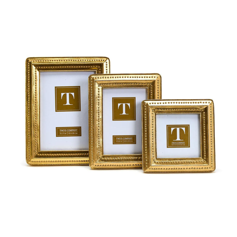Gold Beaded Edge Frame