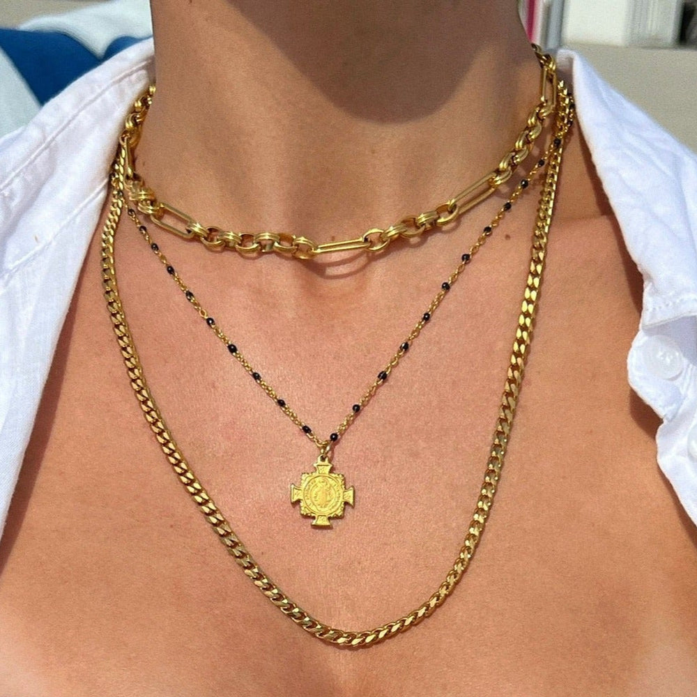 Zayla Cross Pendant Necklace