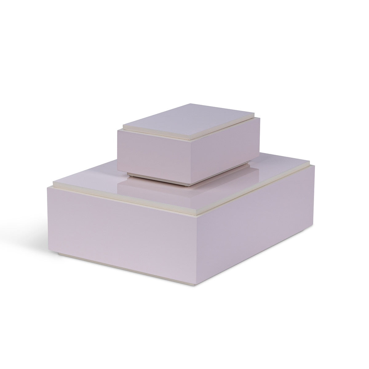 Balboa Bay Lacquered Box, Blush Pearl
