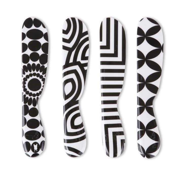 Black & White Spreader Set