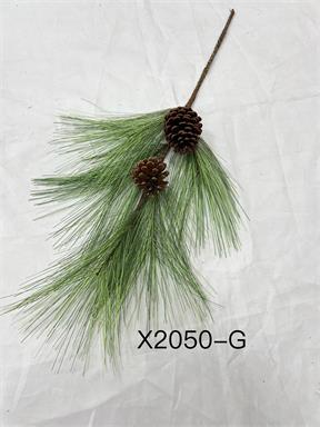 Long Needle Pine w/cone 30" Green