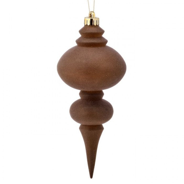 Finial 10" - Dark Brown