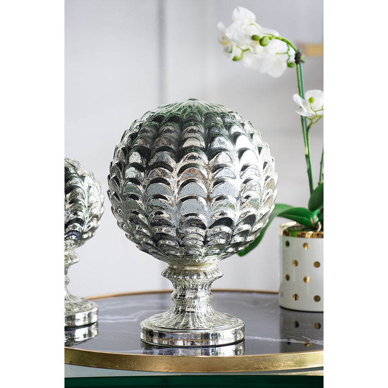 Silver Artichoke 12.5"