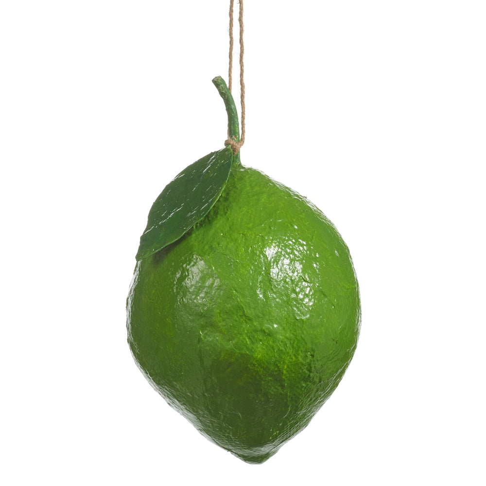 Paper Mache Lime 5"