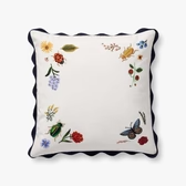 Pillow, Garden Pattern - White 22x22