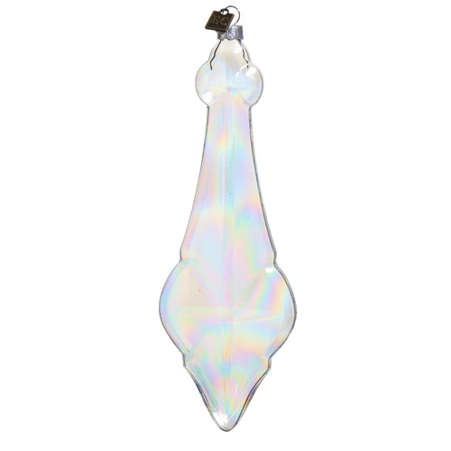 Iridescent Grand Crystal Point Ornament 8"