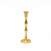 Gold Bamboo Candle Holder