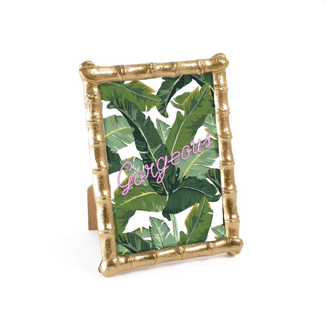 Gold Bamboo Picture Frame - 5x7