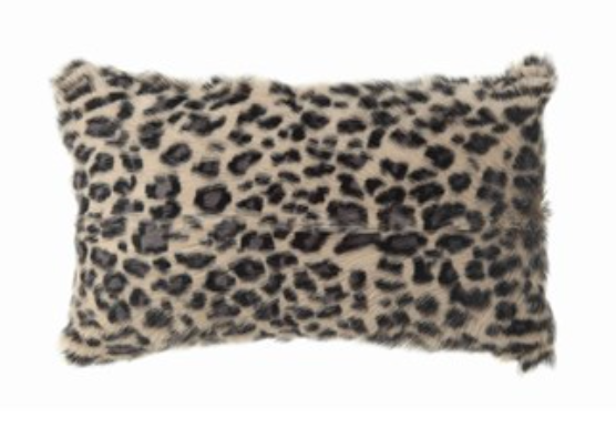 Leopard Fur Pillow