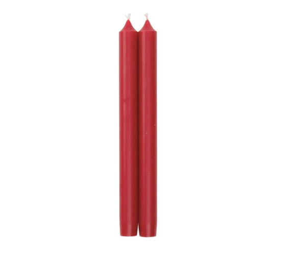 Red Duet Taper Candles - 12"
