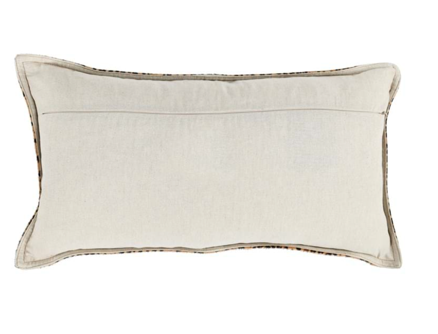 Leopard Hide Camel and Black Pillow