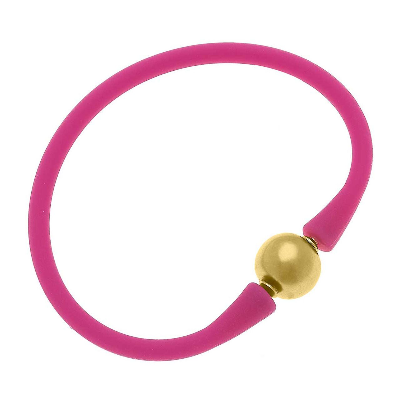 Bali 24K Gold Bracelet - Magenta