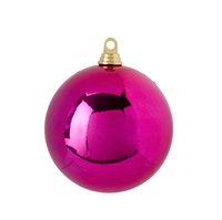 Pink Ball Ornament 7"