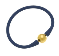 Bali 24K Gold Bracelet - Navy