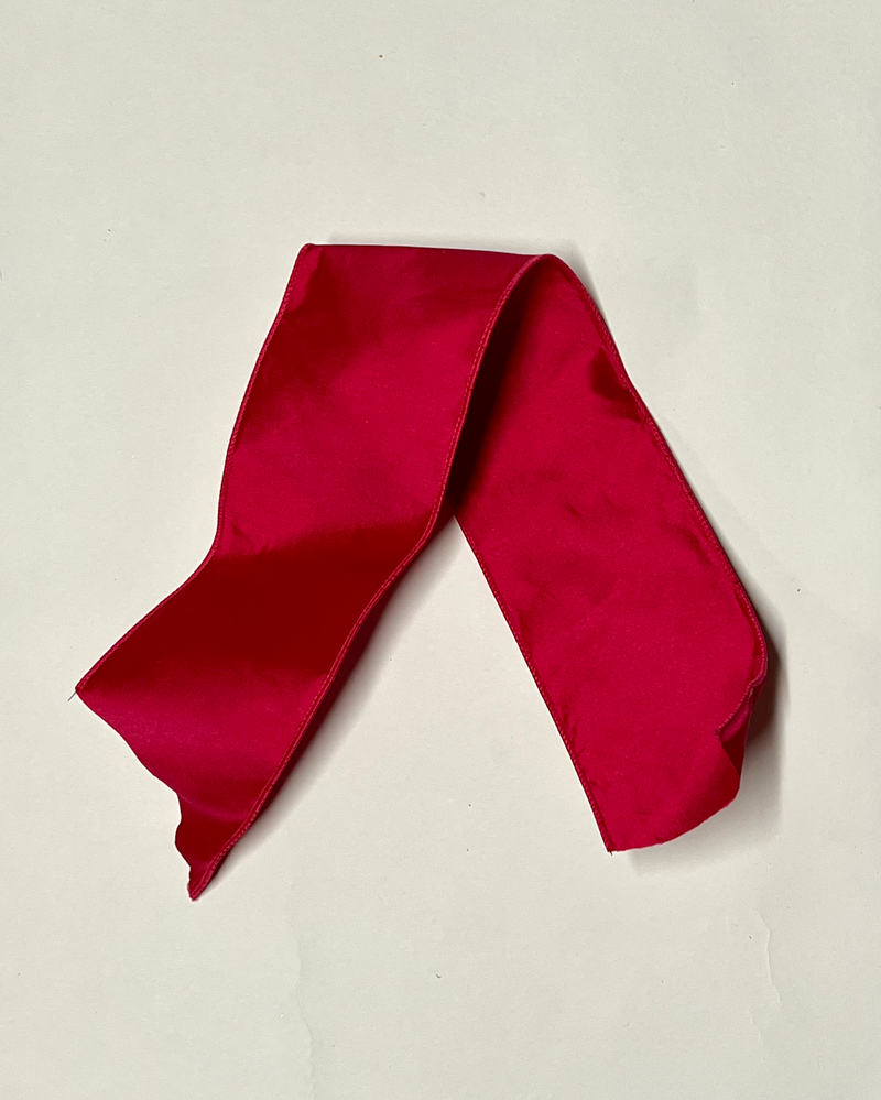 Cranberry Dupioni Ribbon