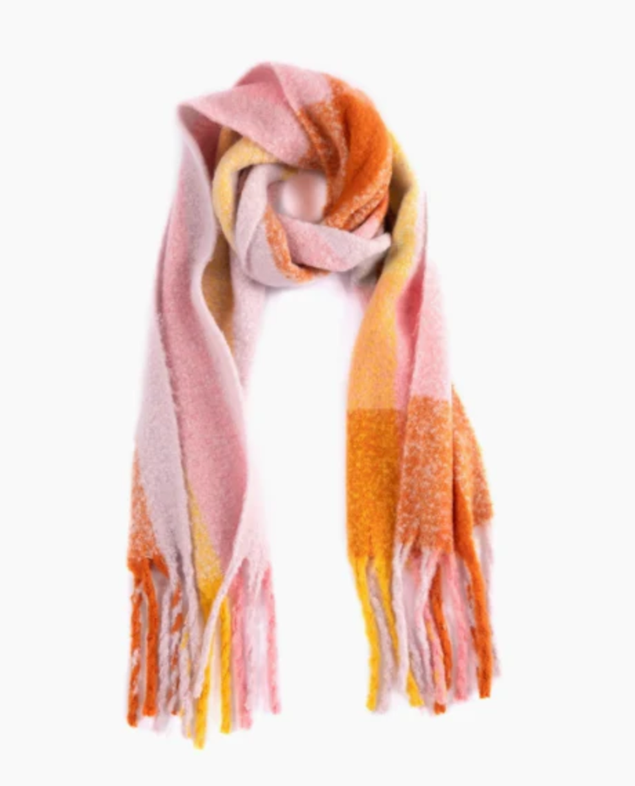 Natasha Scarf - Pink and Orange