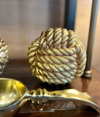 Tabletop Gold Rope Orb Knot