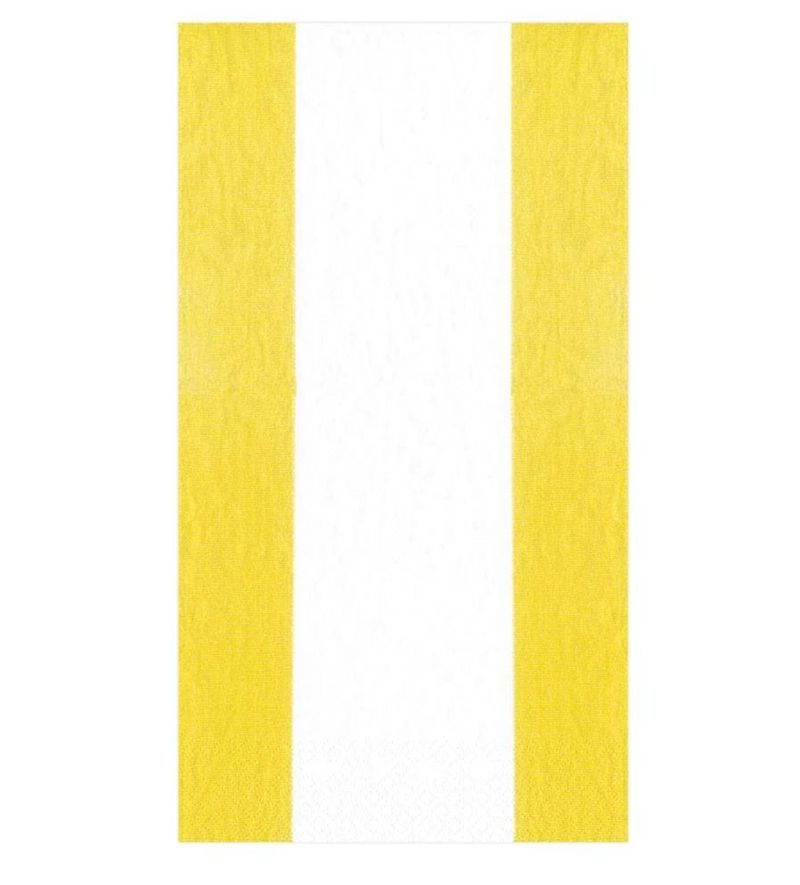 Bandol Yellow Stripe Guest Towel