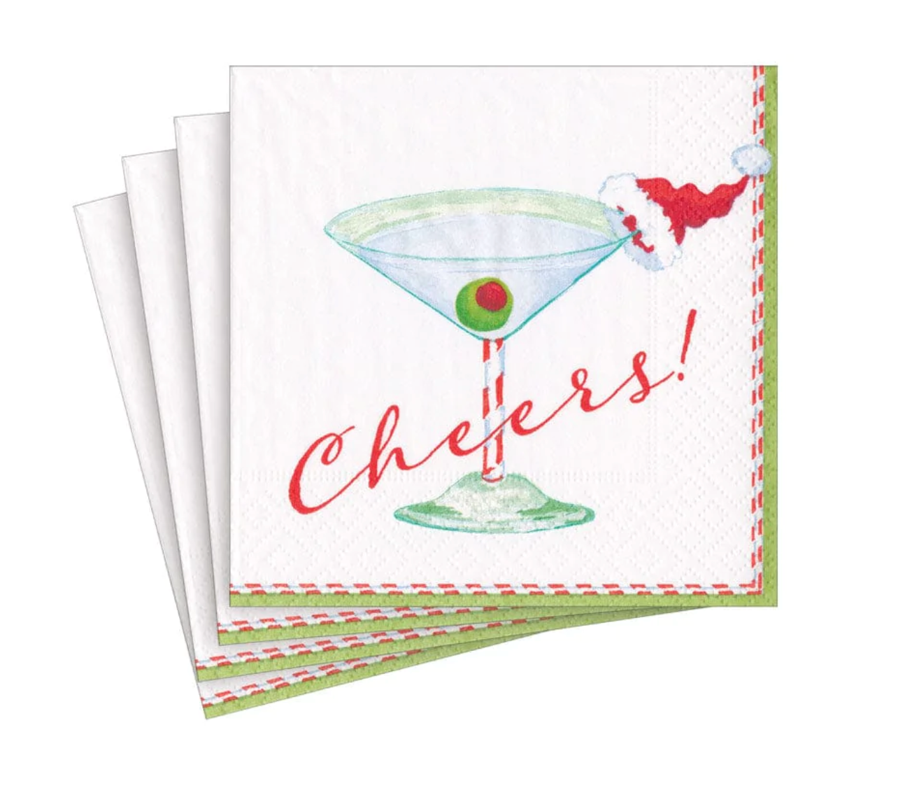 Christmas Cocktail Cheers! Cocktail Napkin