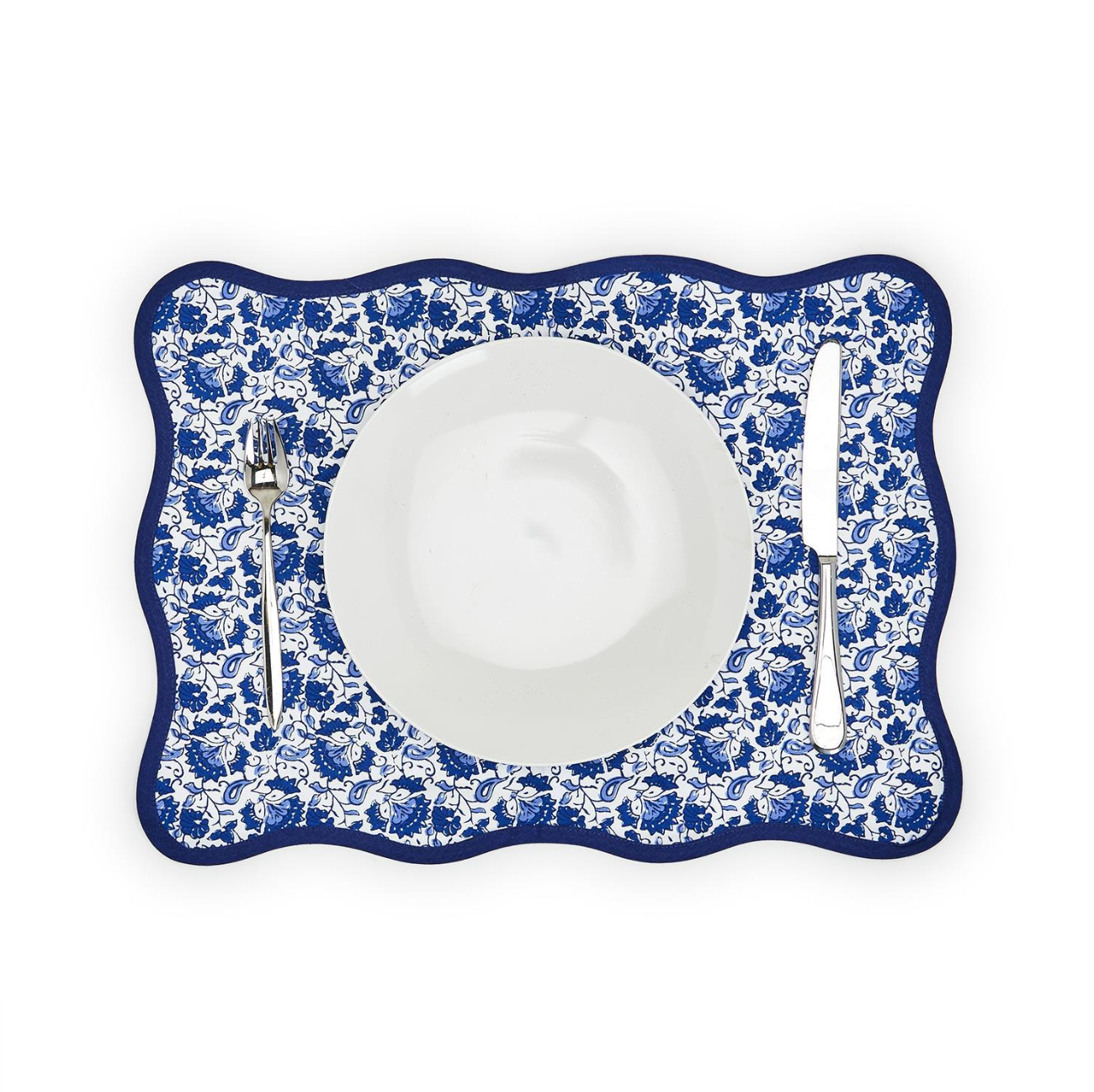 Chinoiserie Blue Floral Placemats
