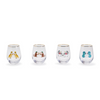 Animal Party Stemless Wine Glass
